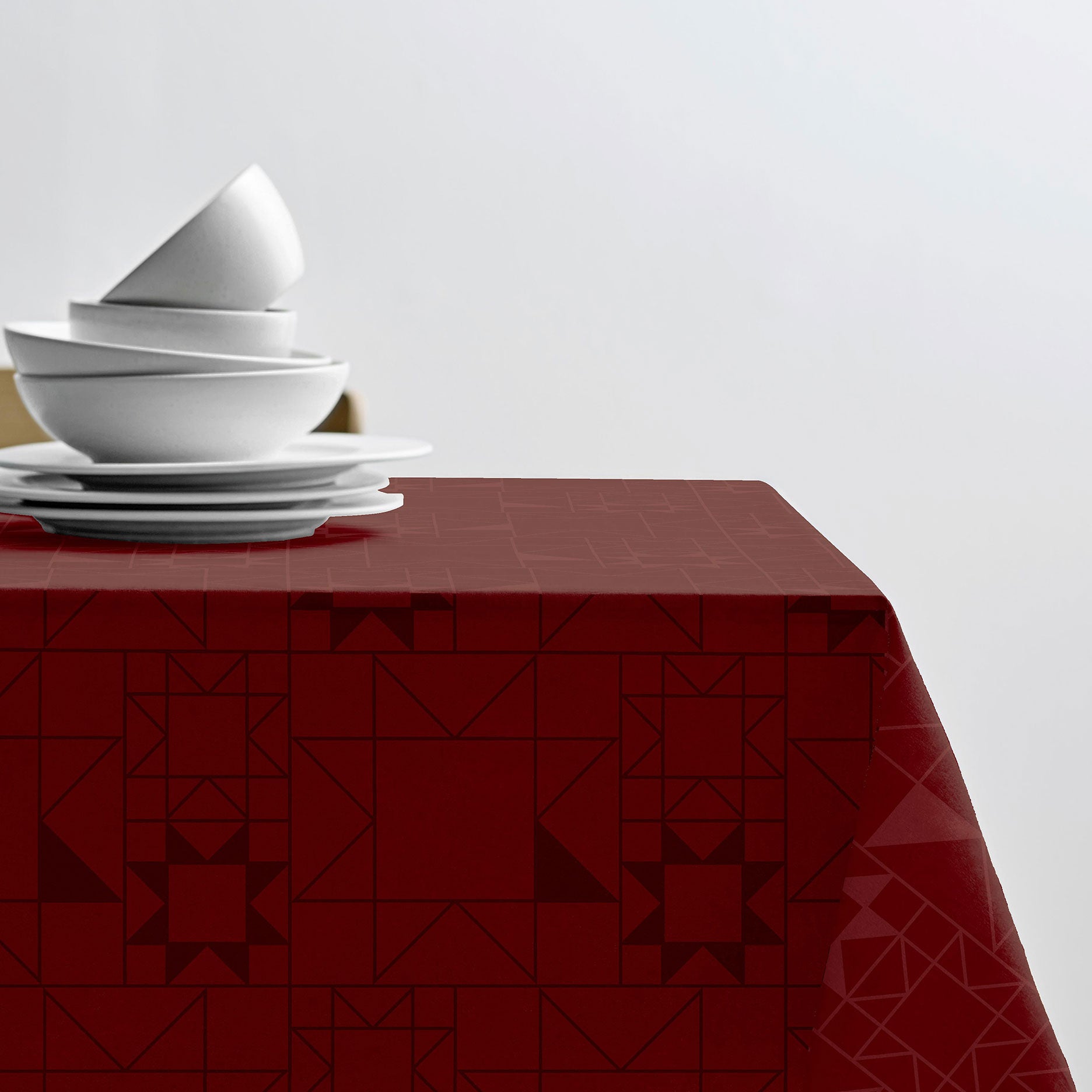 Dug dia160 Star Damask Red